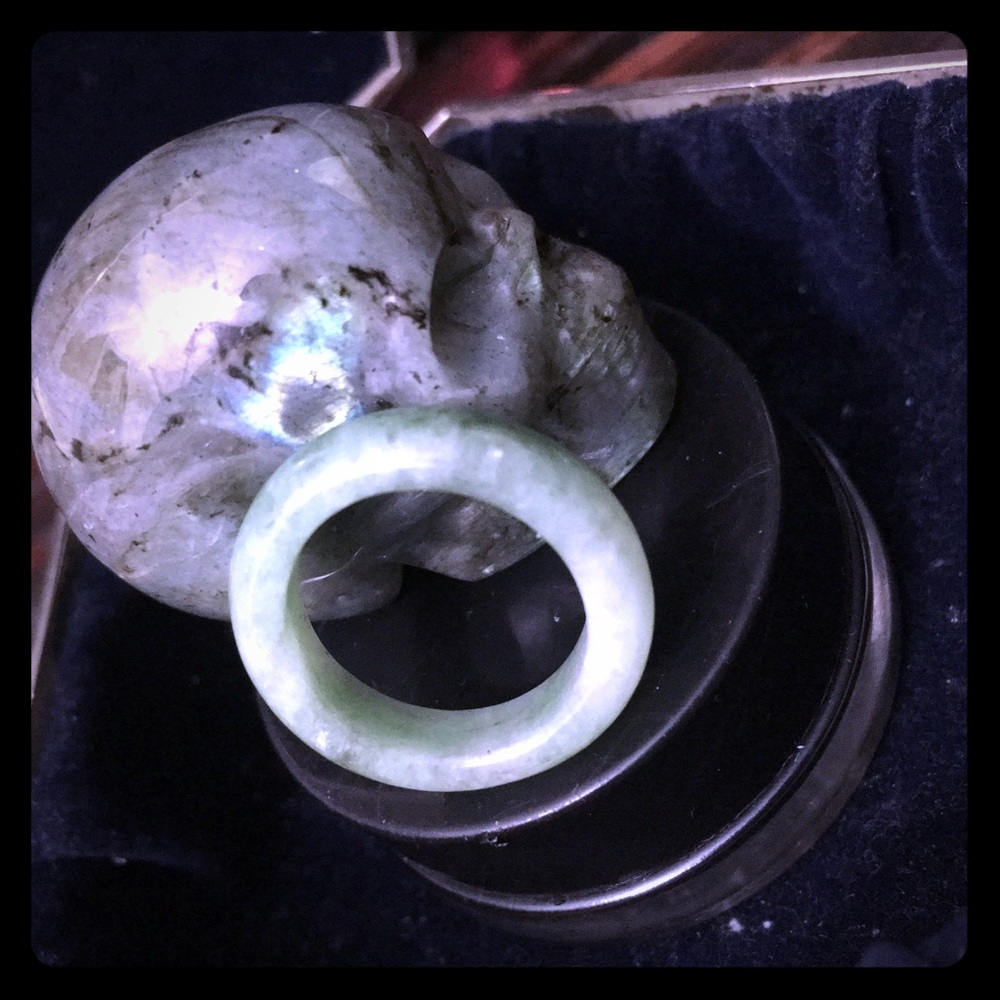 JadeiteGalleria  US 7.25 authentic Burmese ring